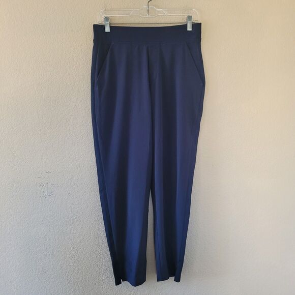 Athleta Womens Brooklyn Ankle Navy Blue Pants Womens Sz 6 Travel Hiking Athletic - Picture 1 of 8